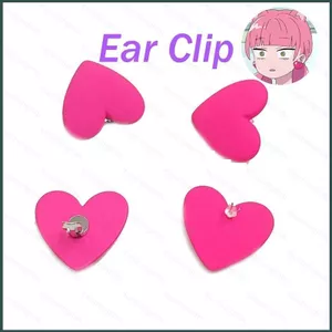 YT4 Bạn Và Tôi Cực Đối Diện Suzuki Miyu Tai Kẹp Anime Lễ Hội Cos Bông Tai Thời Trang Tình Yêu Hoa Hồng Đỏ