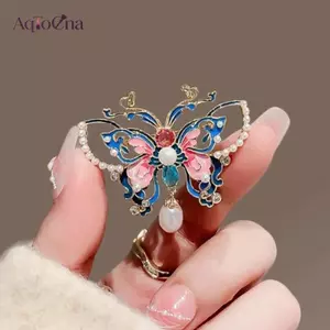 AqToCna Thời Trang Men Sơn Bướm Trâm Cài Cho Nữ Quần Áo Áo Khoác Dự Tiệc Phụ Kiện Quà Tặng AqToCna
