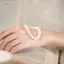 PNPIA- Vòng tay đính cườm thủ công Tourmaline tinh tế thời trang dành cho nữ Cô gái Vòng tay dây đàn hồi tinh tế Vòng đeo tay đính cườm sáng tạo Quà tặng