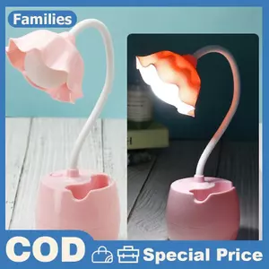 Đèn LED Học Sinh Đèn Bảo Vệ Mắt Ký Túc Xá Phòng Ngủ Đèn Sách Nhỏ Đọc Sách Học Bài Tập Nhà Bút Giá Đỡ Đèn