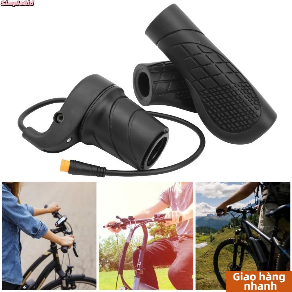 Tay cầm bên phải xe đạp điện SIMPLEAID, đầu nối WP 36V/48V/72V, tay ga xoắn nửa chống nước, phụ kiện cho E-Bike