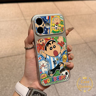 Ốp lưng tương thích cho iPhone 17 16 12 15 11 13 14 Pro Max 17 Air 14 Plus Phim hoạt hình sáng tạo Crayon Shin-chan No. 10 Hộp đựng nhãn dán tức thì