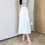S-3XL Nữ Lưng Chia Chấm Bodycon Váy Nữ Thời Trang Màu Đen Chắc Chắn Công Sở Váy Midi