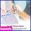 Guansfs Dụng cụ nhồi đàn ghita nhiều màu Miếng gảy cho đàn guitar acoustic điện bass Bao gồm 3 độ dày khác nhau 0,5mm 0,75mm 1mm (Trắng)