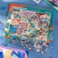 Sách dán phong cảnh GETVOW, Nhãn dán cảnh thu nhỏ 7 cảnh dễ thương, 18.0 PET Die Cut Phòng đô thị Nhãn dán Cabin Quà tặng trẻ em
