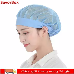 SAVORBOX Mũ nấu ăn, Băng đô làm việc Lưới tóc Mũ đầu bếp, Nồi kèm tóc Dịch vụ thực phẩm Nấu ăn Mũ vệ sinh Căng tin