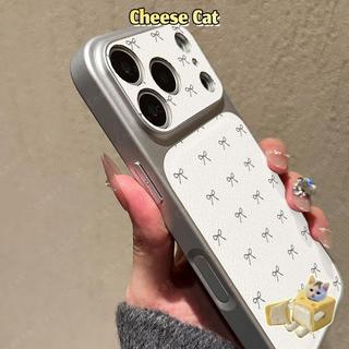 Ốp lưng bảo vệ toàn màn hình nơ iPhone cho iPhone 15 13 12 11 14 Plus 16 17 Pro Max XR Xs Max