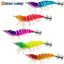 EDIWANY Mực Jig, 80mm 7g Mồi Chìm Chậm Dạ Quang, Wobbler Webfoot Gỗ Tôm Ngang Bạch Tuộc Mồi Câu Cá Bạch Tuộc