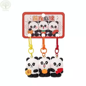 Bộ 3 Móc Khóa Động Vật, Móc Khóa Chụp Từ Tính Hoạt Hình Bằng Nhựa, Quyến Rũ Từ Mini Móc Khóa Bộ Quà Tặng