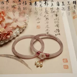 Dingdang Vòng Tay Trẻ Em Giả Thủy Tinh Cổ Hanfu Phù Hợp Với Bé Một Tuổi Bé Gái Tặng Vòng Tròn Nhỏ Trang Sức 6.23