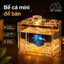 【Pet House】Bể Cá Betta Bể Cá Mini Bể Cá Bằng Nhựa Cho Gia Đình Với Mô Hình Xếp Hình Bể Cá Mini Để Bàn