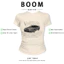 BOOM Áo Baby Tee Nữ Cotton Ôm Body-Áo Thun Ngắn Tay Y2K In Hình PhongCách Mùa Hè, Cổ Tròn Hàng Đầucách hàn quốc phong393