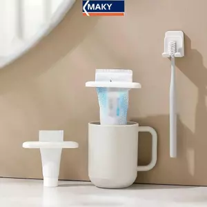 Máy ép kem đánh răng MAKY, Kẹp kem đánh răng, Sữa rửa mặt Máy ép kem tay, Máy ép kem đánh răng thủ công gia đình VN