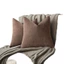 Mỹ Retro Kết Cấu Mềm Mại Chenille Gối Trang Trí Vỏ Gối Màu Trơn Đệm Vỏ Sofa Không Lõi26062402