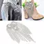 AqToCna Vai Thổ Cẩm Kim Cương Giả Trang Sức Handmade Sáng Bóng Epaulet Quần Áo Trang Trí Quần Áo Phụ Kiện Quà Tặng Cho Nam Nữ AqToCna