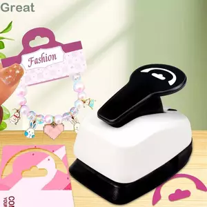 Máy dập nổi TUYỆT VỜI, Máy đục lỗ giấy tiết kiệm nhân công cỡ lớn, Máy đục lỗ thẻ kim loại bằng nhựa đa chức năng Làm giấy thủ công