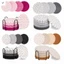Bộ 8 tấm lót Cotton dệt tròn có chân đế, thích hợp cho bữa ăn gia đình.