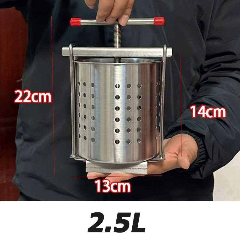 Dụng Cụ Vắt Ráo Nước Đa Năng Inox 430 Ép Rau Củ Quả Ép Chanh Kèm 2 Lưới Lọc Cho Bếp