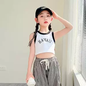 Bé gái (100-150) Mùa hè Phong cách mới Jazz / Khiêu vũ đường phố Áo khoác ngoài ngắn hợp thời trang
