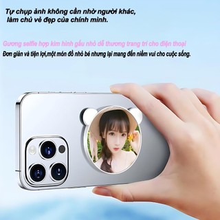 gương selfie từ tính mini Đa Năng: Hút Nam Châm Mạnh, Dùng Được Mọi Máy, Tự Sướng Camera Sau Thể Hiện Vẻ Đẹp Tự Có