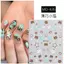Dễ Thương Dễ Thương Gấu Trúc Mỏng Hoạt Hình Dễ Thương Thú Cưng Làm Móng Tay Miếng Dán Nổi Ba Chiều