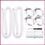 Ống bể bơi Đầu nối linh hoạt hạng nặng 39 inch với 4 kẹp Ống làm sạch bể bơi để tuần hoàn nước Spa shopidaevn