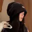 ECK Sang Trọng Beanies Mũ Dành Cho Nữ Mùa Đông Ấm Áp Chắc Chắn Baggy Lông Cừu Len Skullies Mũ Ngoài Trời Coldproof Thiên Mũ HOT