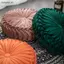 Nhẹ Sang Trọng Màu Trơn Hà Lan Nhung Bí Ngô Sofa Gối Tay Khâu Bánh Xe Hình Ghế Eo Gối Đệm [VN]