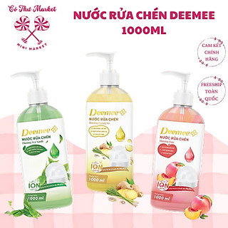 Nước Rửa Chén Deemee 1000ML Siêu Sạch, Tiết Kiệm, An Toàn Cho Da Tay - CÔ THƯ MARKET