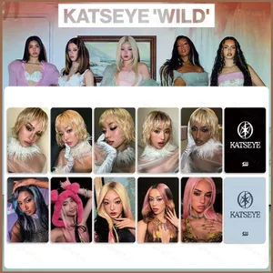 SQ11 5 Cái / bộ Thẻ KATSEYE DANIELA LOMO EP thứ 3 WILD LARA Bưu Thiếp Bộ Sưu Tập KPOP Star Ngoại Vi