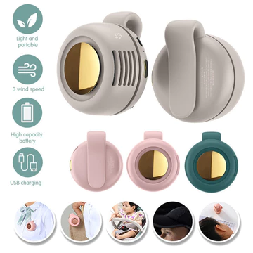 Xuyên Biên Giới Nhật Bản Hàn Quốc Bán Chạy Nhỏ lốc xoáy usb Quạt Nhỏ Kẹp Quạt Cổ Treo Eo Di Động Khóa Quạt MF019