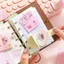 GETVOW Sticky Note Material Pack, Fan Journal M5 Mini Mechanism DIY Craft Book, Sổ tay trang trí In hai mặt Giấy dán trẻ em Đồ chơi thủ công