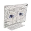 Thẻ 10cm Từ Trong Suốt Cao Thẻ Nhỏ Hút Đẹp Đôi Nước Ripple Acrylic Valley Gạch Hiển Thị Đứng