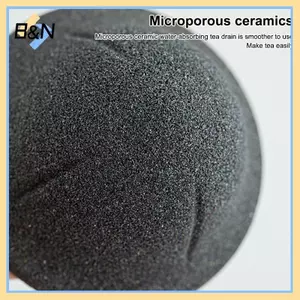 Chất liệu đá gốm B & N Dụng cụ lọc trà không xốp nướng một mảnh - Bước căng trà rời - Bộ lọc chính xác cà phê.