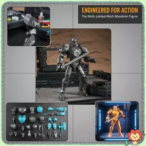 Chắc chắn Mecha Nhân vật hành động Bộ xương độc lập Khớp di chuyển nhiều màu Đồ chơi lâu trôi cho bé trai Chơi hàng ngày