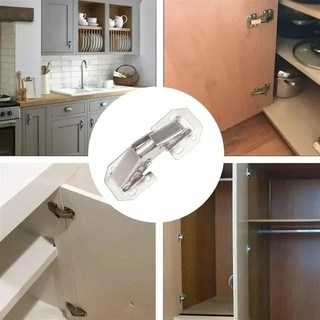 1 / 3 / 5 Bộ Bản lề tủ bằng thép không gỉ - Bộ đệm giảm chấn thủy lực cửa tủ quần áo yên tĩnh