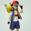PS1 Pokemon Ash Ketchum Pikachu Nhân Vật Hành Động Anime Huấn Luyện Sưu Tập Đồ Chơi Mô Hình SP1