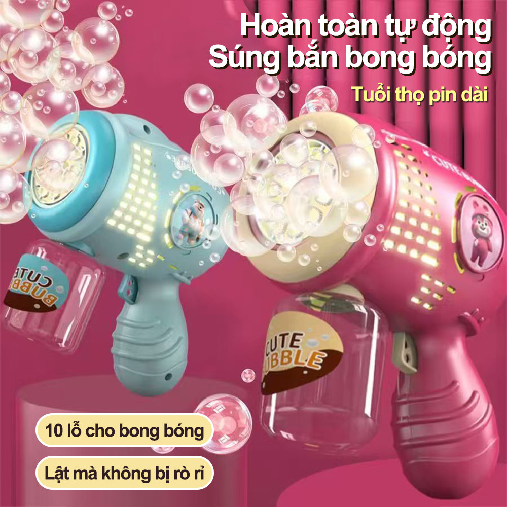 Toy Gun with Soap Bubble Soap Juice Toy Gun for Kids Boy Gift