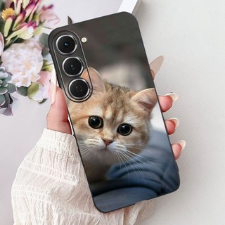 Dành Cho Tecno Spark 40 Pro 40Pro + KM6 KM7 Mới Thanh Lịch Họa Tiết Mèo Vỏ Spark 40Pro Plus Silicon Mềm TPU Vỏ Điện Thoại