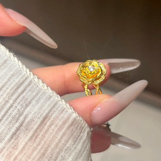 Nhẫn Audrey Rose Kim Cương Moissanite Sang Trọng, Thiết Kế Nhẹ Nhàng