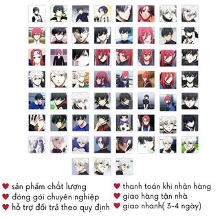Sticker Anime Blue Lock Cute Fanmade Hình Dán Niêm Phong Gói Card Timo ST109