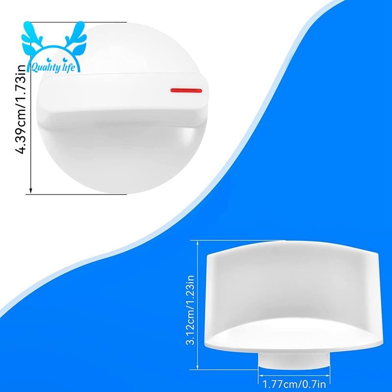 2 Gói Núm Máy Sấy WH1X2271, Thay Thế Cho Các Bộ Phận Máy Sấy Thay Thế 123C7931 EA271094 PS271094