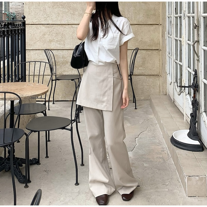 SUXI Quần nữ lưng cao có dây rút - Phù hợp mọi mùa