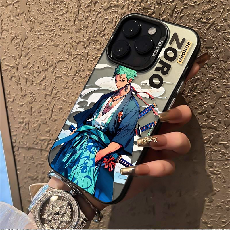 Ốp Lưng iPhone 16 Pro Max 17 Pro Max 17 Air 16 Plus 16e Ốp Lưng Roronoa Zoro Vỏ Tranh Vỏ Điện Thoại
