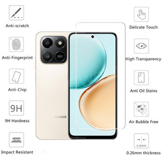 Dành Cho HONOR X7d 4G X7c X6b X6c X8C X8B X7B Honor 400 Smart 5G 4G 2025 Full Cover Kính Cường Lực Mặt Trước Phim Bảo Vệ Màn Hình Mặt Sau Ống Kính Máy Ảnh Phim Bảo Vệ