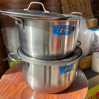 [SALE] Nồi Inox KLINs 24, 26, 28cm – Nắp Inox Bền Đẹp, Dùng Được Bếp Từ Hàng Thanh Lý