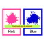 Bộ 12 thẻ học ép plastic chủ đề màu sắc flashcard colors size A5 giáo cụ dạy học tiếng anh