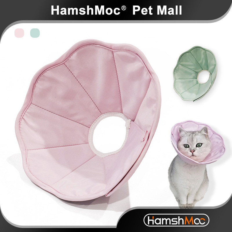 HamshMoc Cổ áo Pet E nhẹ chống nước hai mặt EVA lót để chăm sóc phục hồi