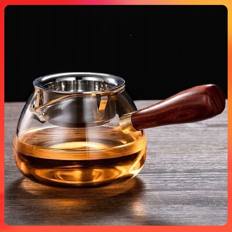 Tống chuyên trà bằng thủy tinh chịu nhiệt Borosilicate cao cấp dung tích 300 ml