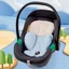 Mya Sơ Sinh Hỗ Trợ Miếng Lót Cho Bé Xe Đẩy Pram Ghế An Toàn Bảo Vệ Cột Sống Đệm Với Thiết Kế Có Thể Tháo Rời Có Thể Giặt Được